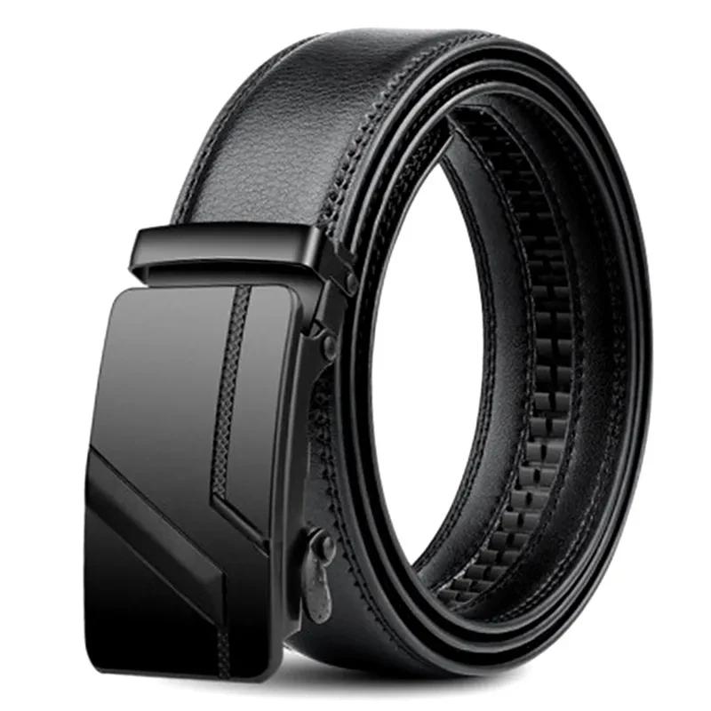 DINISITON – ceintures pour hommes d'affaires, ceintures de marque de luxe authentiques, boucles méta