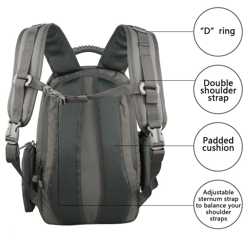 Sac à dos militaire extérieur étanche pour homme, sac pour ordinateur portable multifonction, 35L