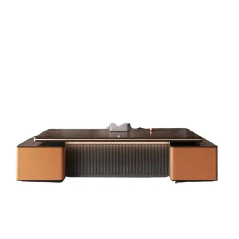 Bureaux De bureau modernes design organisateurs stockage poste De travail De luxe bureaux De bureau