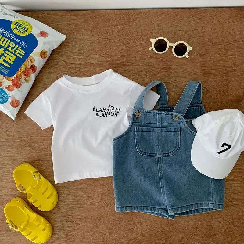 Ensemble de vêtements d'été pour bébés filles, tenue d'été pour tout-petits, t-shirt pour bébé imbib
