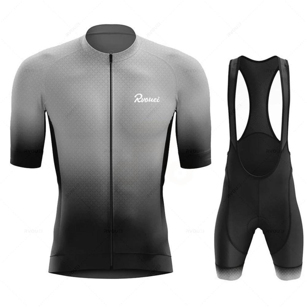 Maillot de cyclisme 2025 Pro Team Rvouei hommes Bicicleta ensemble course vélo vêtements costume res