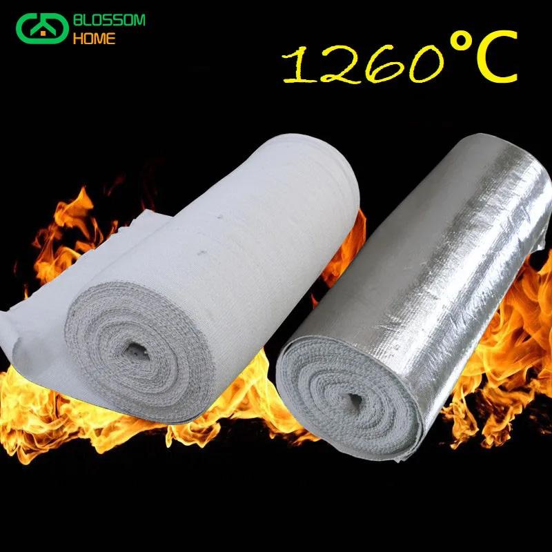 Tissu de protection ignifuge en Fiber de céramique, fil de Nickel résistant aux hautes températures,