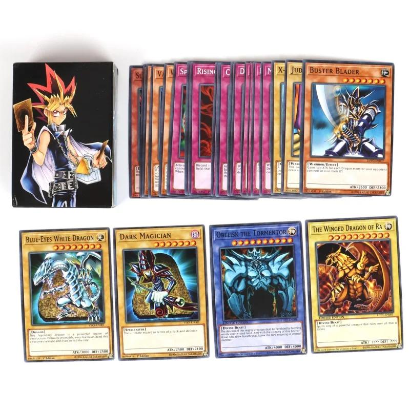 66 pièces/boîte anglais Yu Gi Oh cartes jeu à jouer commerce bataille Carte magicien foncé Collectio