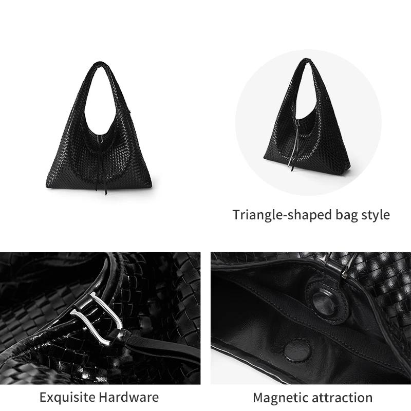 Sac à main pour femme LA FESTIN, nouvelle tendance, sac à bandoulière, sac tissé, grand sac à main,