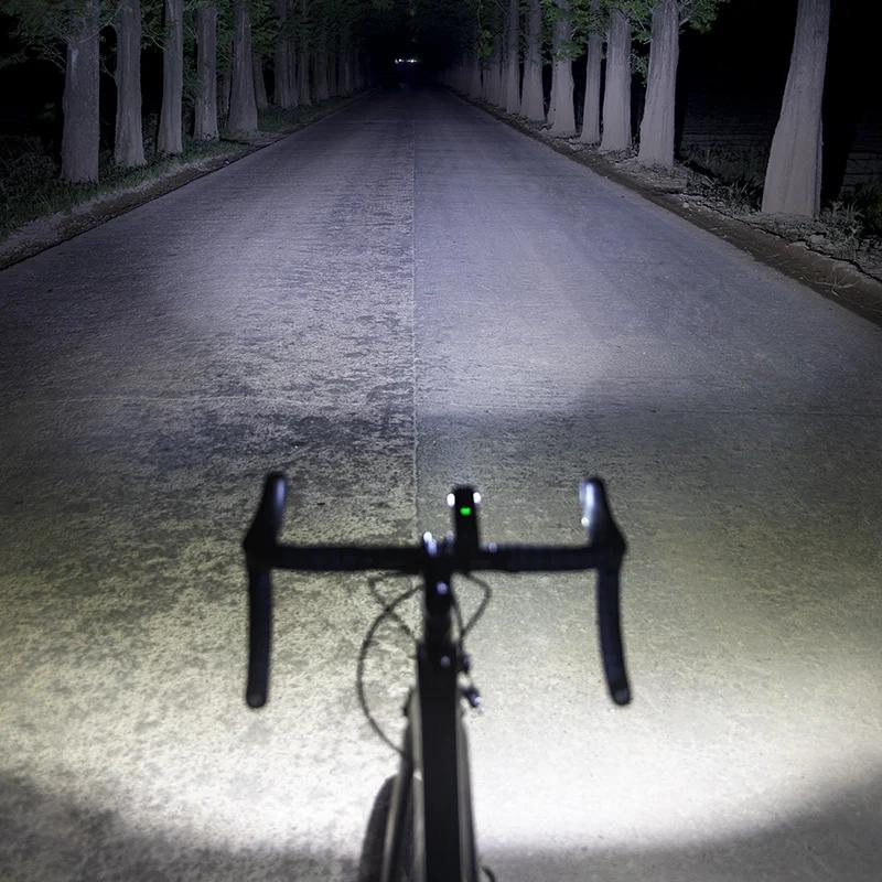 ROCKBROS – lumière de vélo 1000lm, charge type-c, éclairage avant pour vtt, vélo de route, 4500mAh,