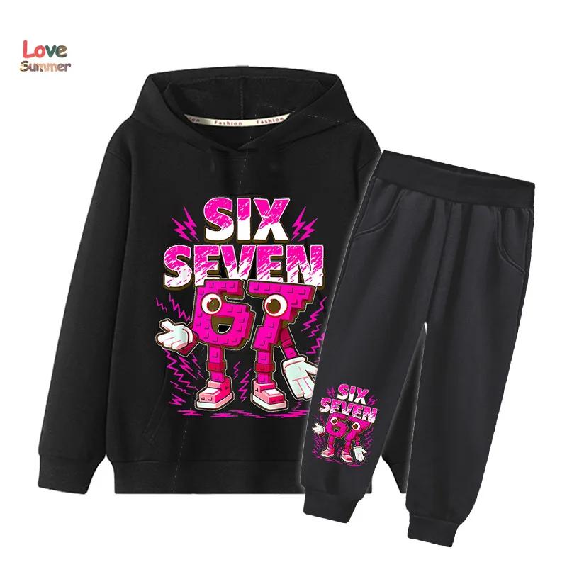 Ensemble 2 pièces sweat à capuche et pantalon pour garçons et filles, style italien Brainrot, pour e