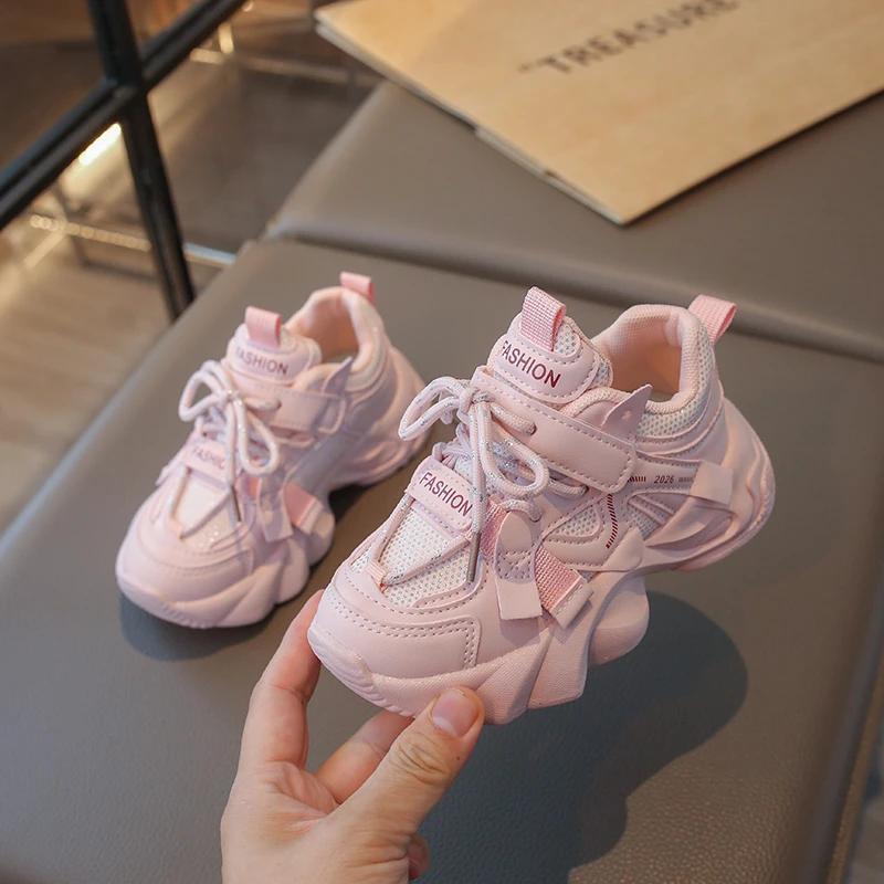 Baskets Chunky pour Enfants, Chaussures de Sport pour Garçons et Filles, Chaussures de Course à Seme