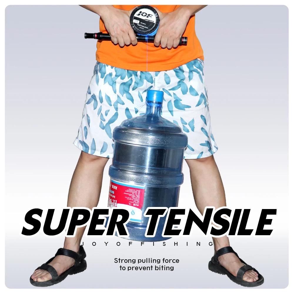 JOF 300M 500M 1000M 8 brins 4 brins 18-88LB PE tressé fil de pêche Multifilament Super fort ligne de