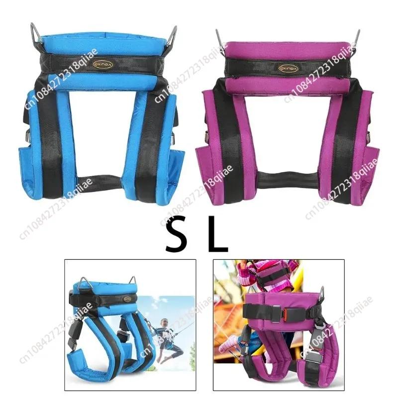 Harnais de sécurité pour trampoline en nylon, ceinture de sécurité, équipement de protection à dégag