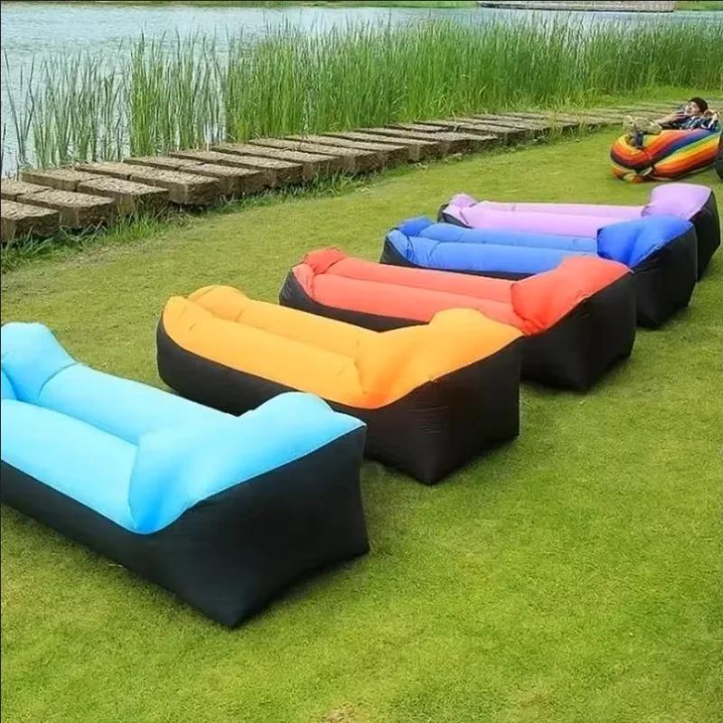 Canapé-lit gonflable d'extérieur, bonne qualité, tendance 2024, 240x70cm