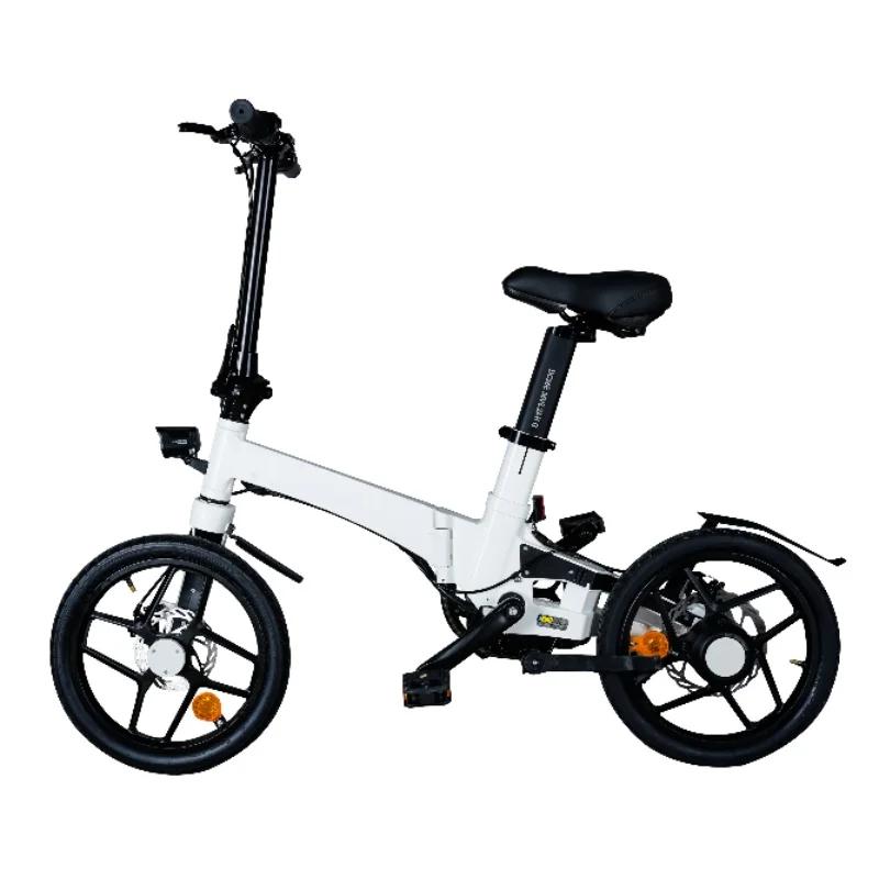 Mini Vélo Électrique Pliant de 16 Pouces, 250W, 36V, 40km d'Autonomie, pour la Ville, pour Adulte