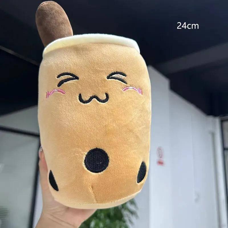 1Pcs Simulation Lait Tasse À Thé Oreiller En Peluche Jouet Petite Perle Thé Au Lait Mignon Drôle Pou