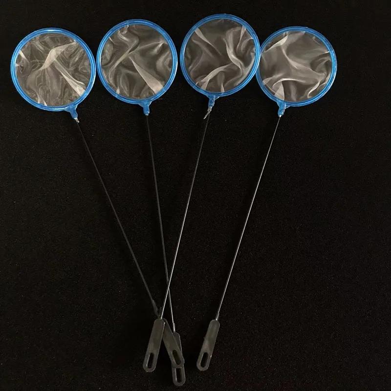 Accessoires d'aquarium à mailles fines, 2 pièces, poignée en acier inoxydable, filet de pêche pour A