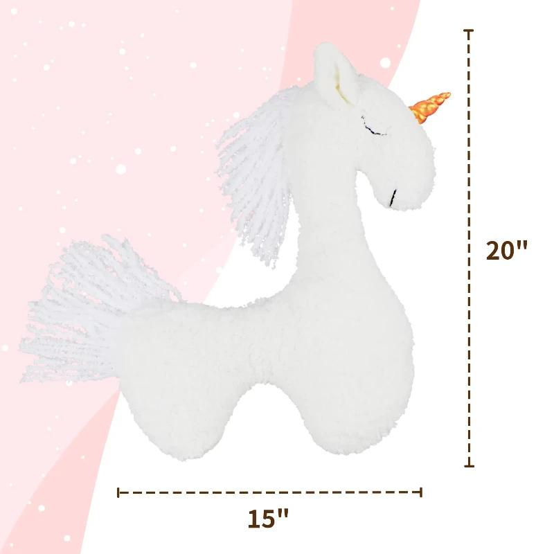 Accessoires de photographie pour nouveau-nés, licorne, cheval de pose, coussin, couverture, arrière-
