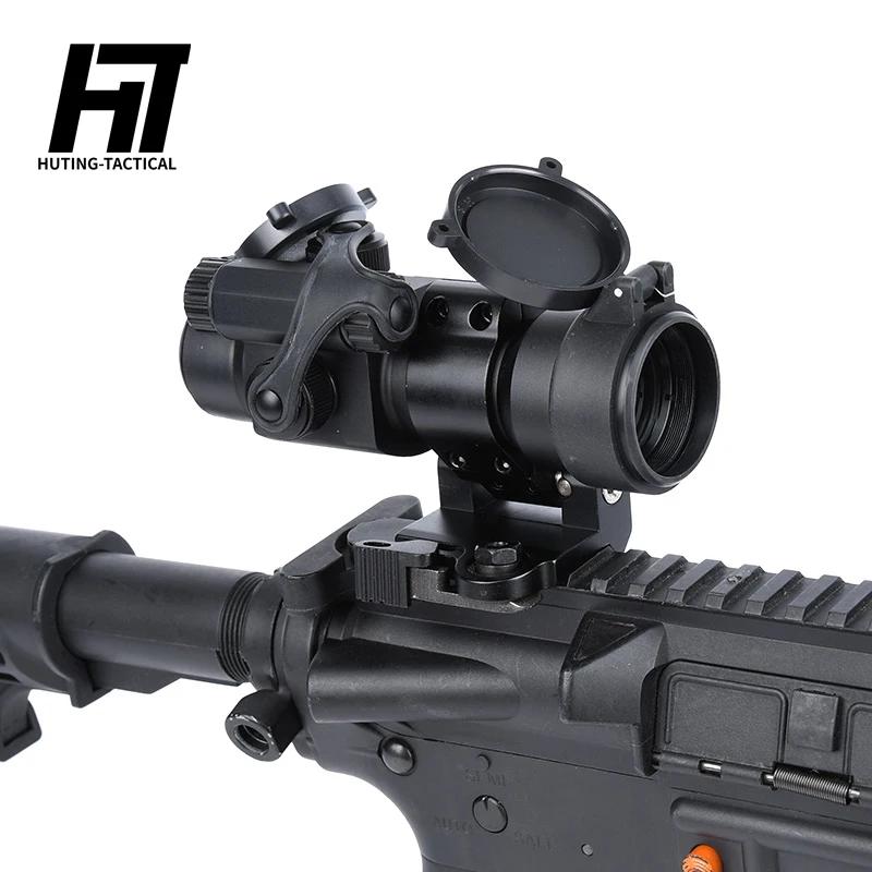 Airsoft – Base de montage à points rouges, rabattable sur le côté, montage QD, loupe sur Rail Picati