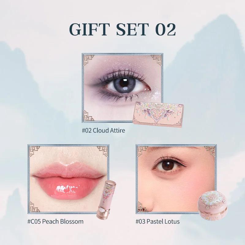 Ensemble de maquillage Flower Knows Butterfly Cloud Collar Collection Coffret cadeau de maquillage c