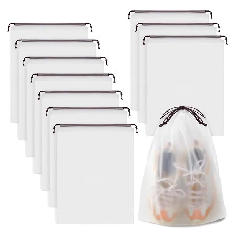 Sac de rangement Portable pour chaussures, 10 pièces, sac de rangement écologique à cordon de serrag