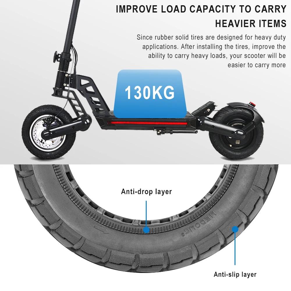 Pneu solide 10 pouces 10x2.75 85/65 – 6.5 pour Scooter électrique Speedway 5 Dualtron 3, pneu Non pn