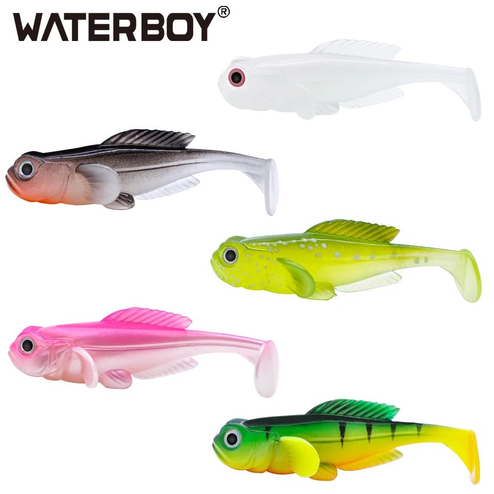 5 pièces/paquet Goby Paddle appât souple 80mm 9.5g nouveau Swimbait conception Ultra réaliste leurre