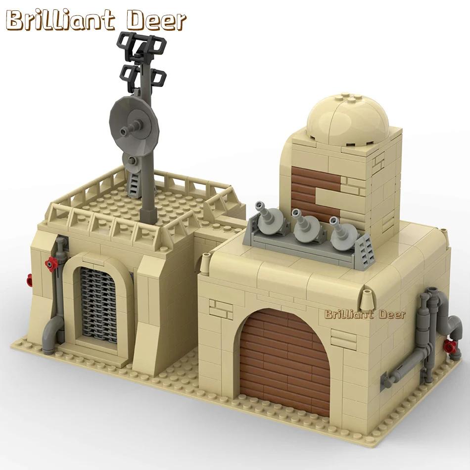 Edifs en ruinés abandonnées MOC WW2 Pubg Base militaire scènes de bricolage blocs de construction en