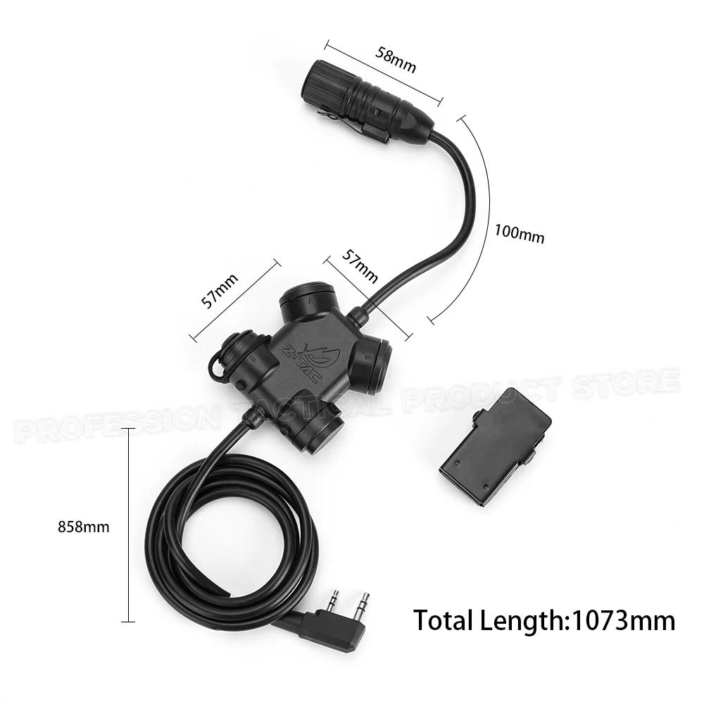 Z-TAC DulMédiateur set Ptt Double Bouton Canal Unique MendMotorola Walperforé talperforé Accessoires