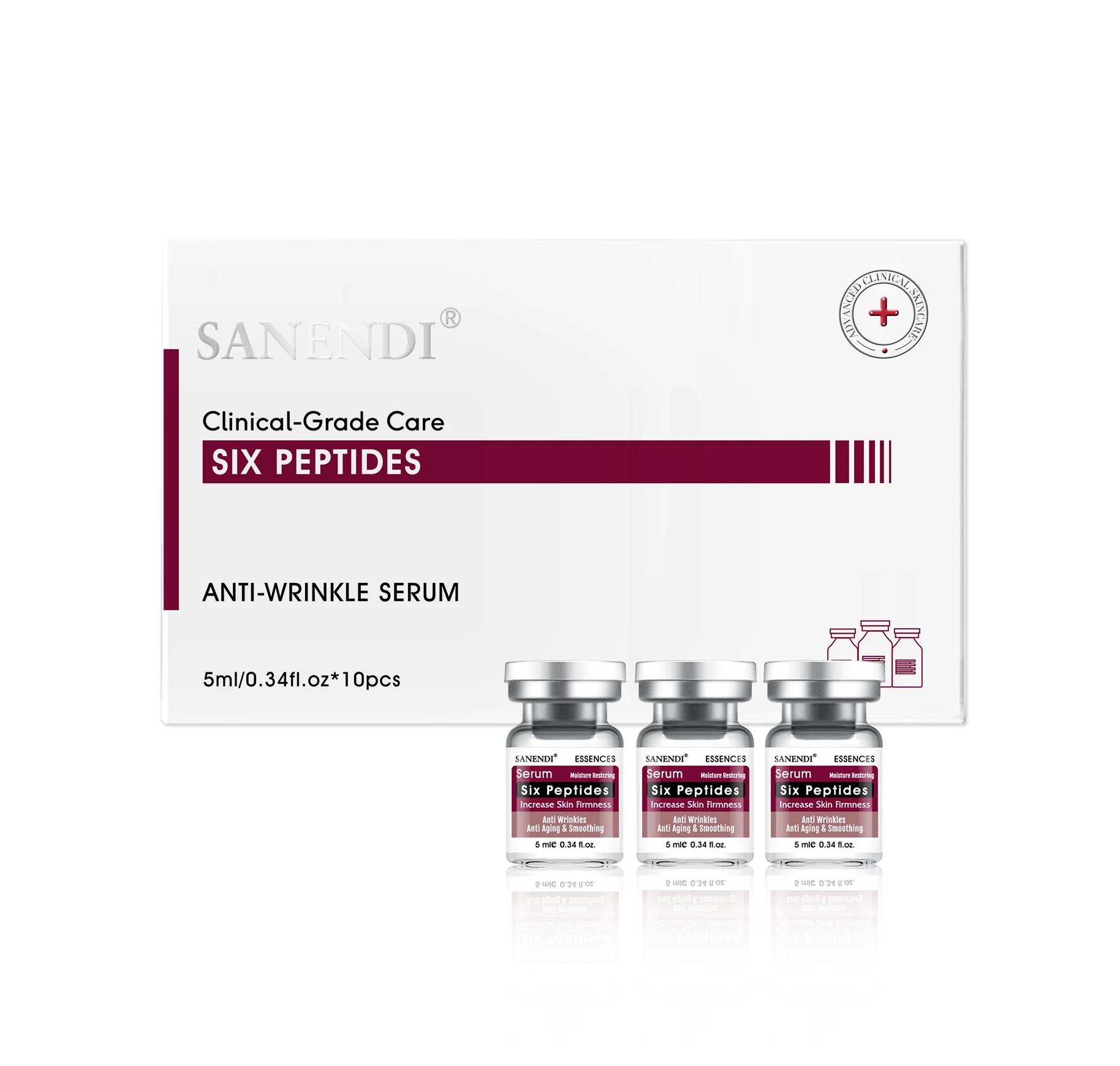 Ampoule à Six Peptides, sérum à l'acide hyaluronique pour le visage, Dr.Pen, Solution d'acné, répara