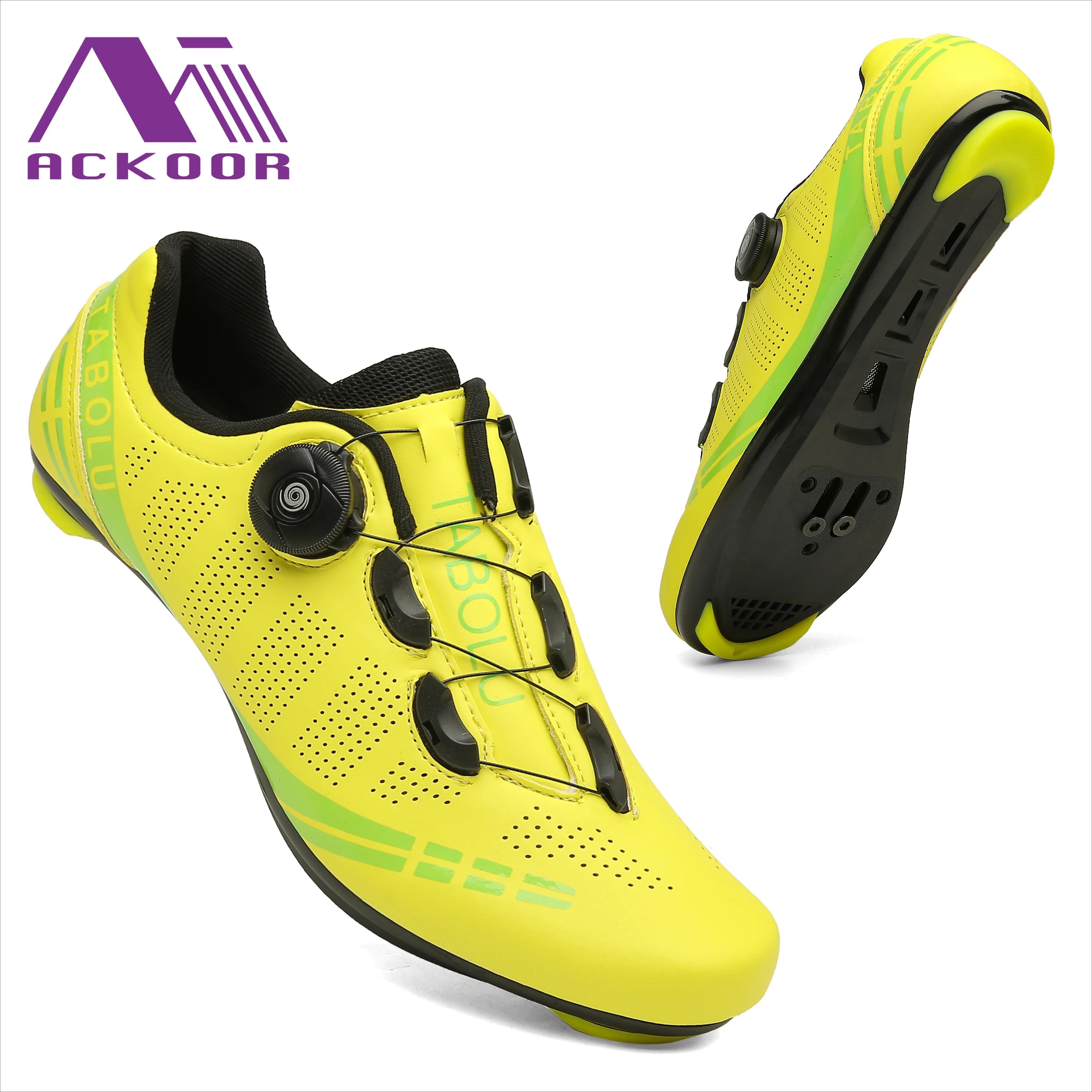 Chaussures de cyclisme professionnelles pour hommes, baskets SPD pour vélo de route, chaussures de c