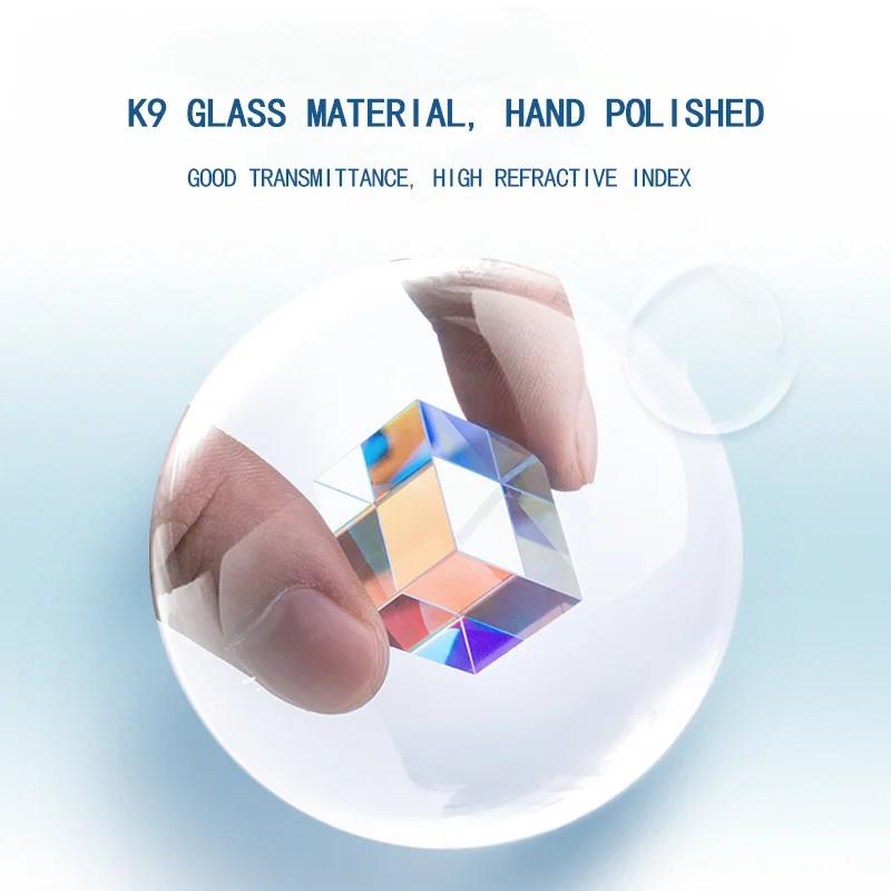 Verre optique x-cube dichroïque Cube conception Cube prisme RGB combinateur séparateur cadeau éducat