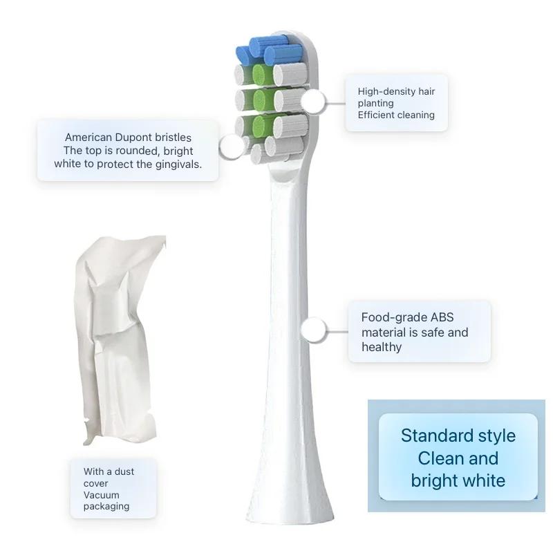 Têtes de brosse à dents de rechange compatibles avec la brosse à dents électrique ROAMAN T3/T5/T10/T