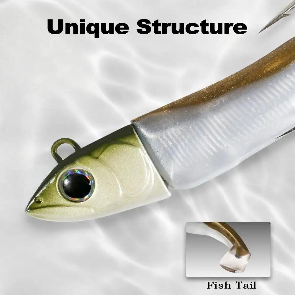 Hunthouse Barre T. Minnow 7g/12g/25g/40g/60g/90g/120g facile Shiner doux Leurre de pêche Jig appât b