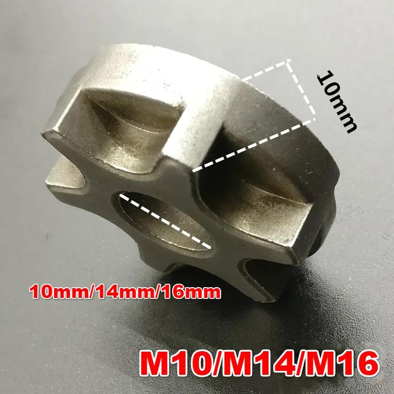 Engrenage de tronçonneuse M10/M14/M16, 100 115 125 150 180, meuleuse d'angle, engrenage de remplacem