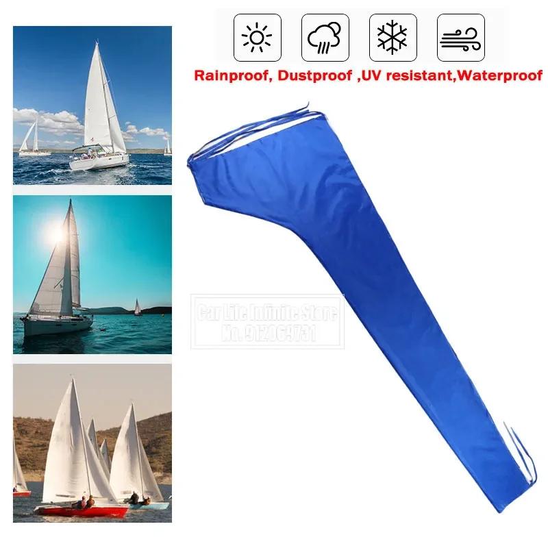 Housse de protection imperméable pour mât de voilier 210D anti-UV, pare-soleil et anti-poussière, po