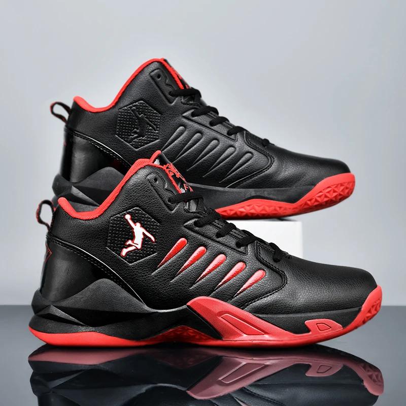 Chaussures de basket-ball souples pour hommes, baskets confortables et respirantes, légères à la mod