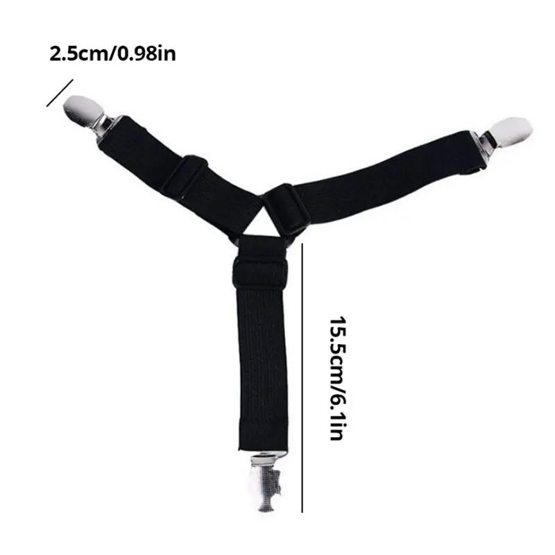 Attaches élastiques pour drap de lit, 4 pièces/lot, gadgets de support pour drap de lit, clip de cou