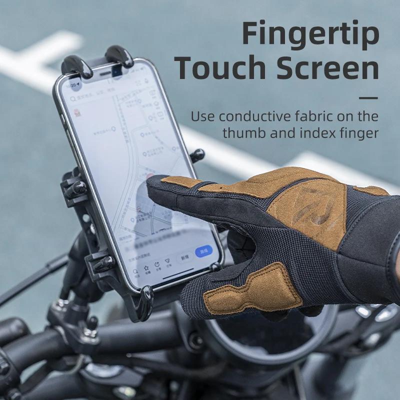 ROCKBROS – gants de vélo respirants et antidérapants, antichocs, en Polyester, confortables, équipem