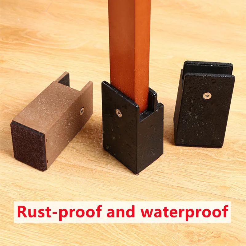 4 pièces pieds de chaise réglables Riser vis pince 2 4 pouces de hauteur robuste canapé Tables lit m