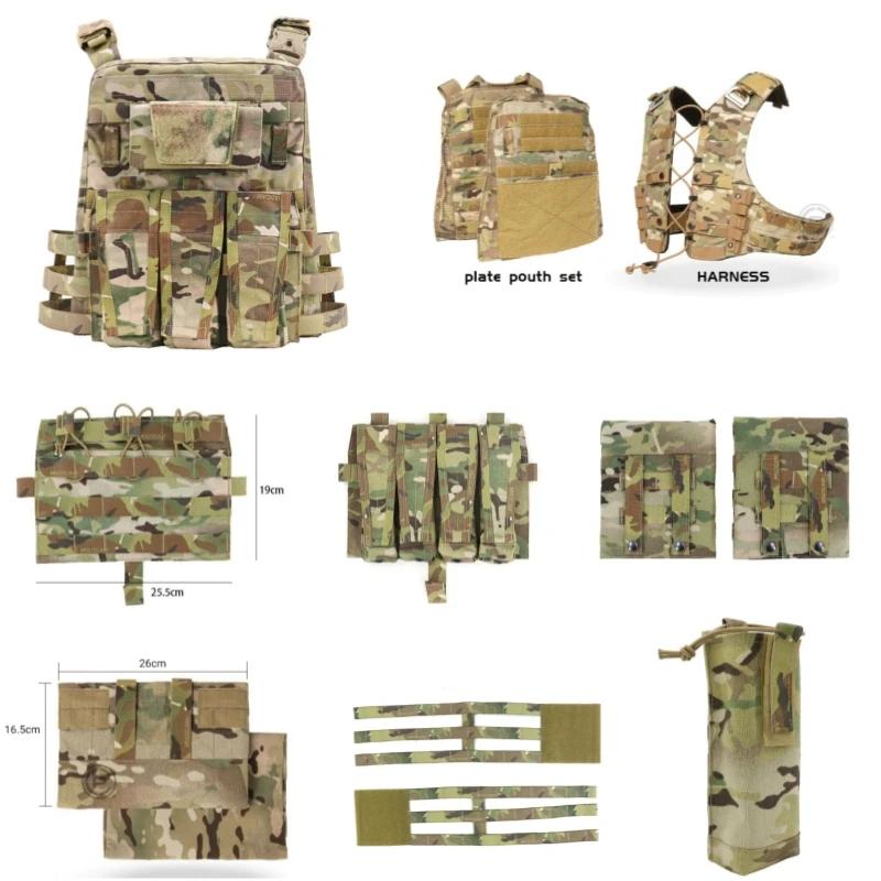 Sun Snow – ensemble de pochettes de plaque AVS MBAV de précision, accessoires d'assemblage de débard