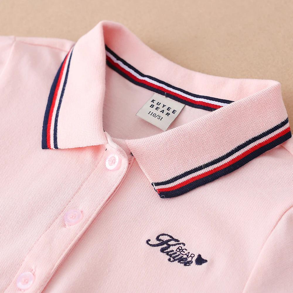 Robes de Sport pour enfants filles, en coton, col rabattu, robe de Tennis, nouvelle collection été 2