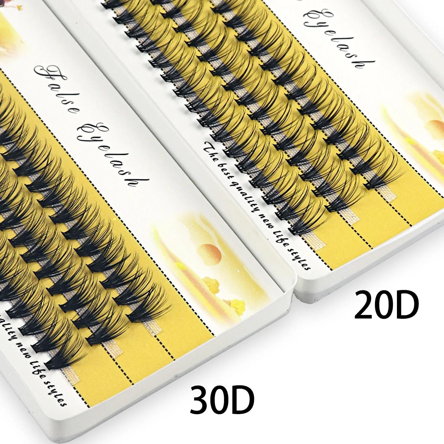 20D/30D cils de vison 1 boîte/60 paquets extension de cils naturels 3D russie cils individuels grapp