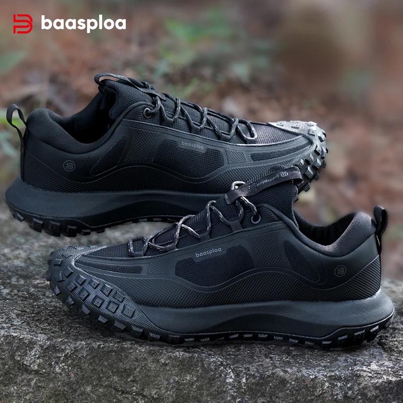 Chaussures de randonnée Baasploa homme - Haute qualité imperméables antidérapantes confortables pour trekking et escalade