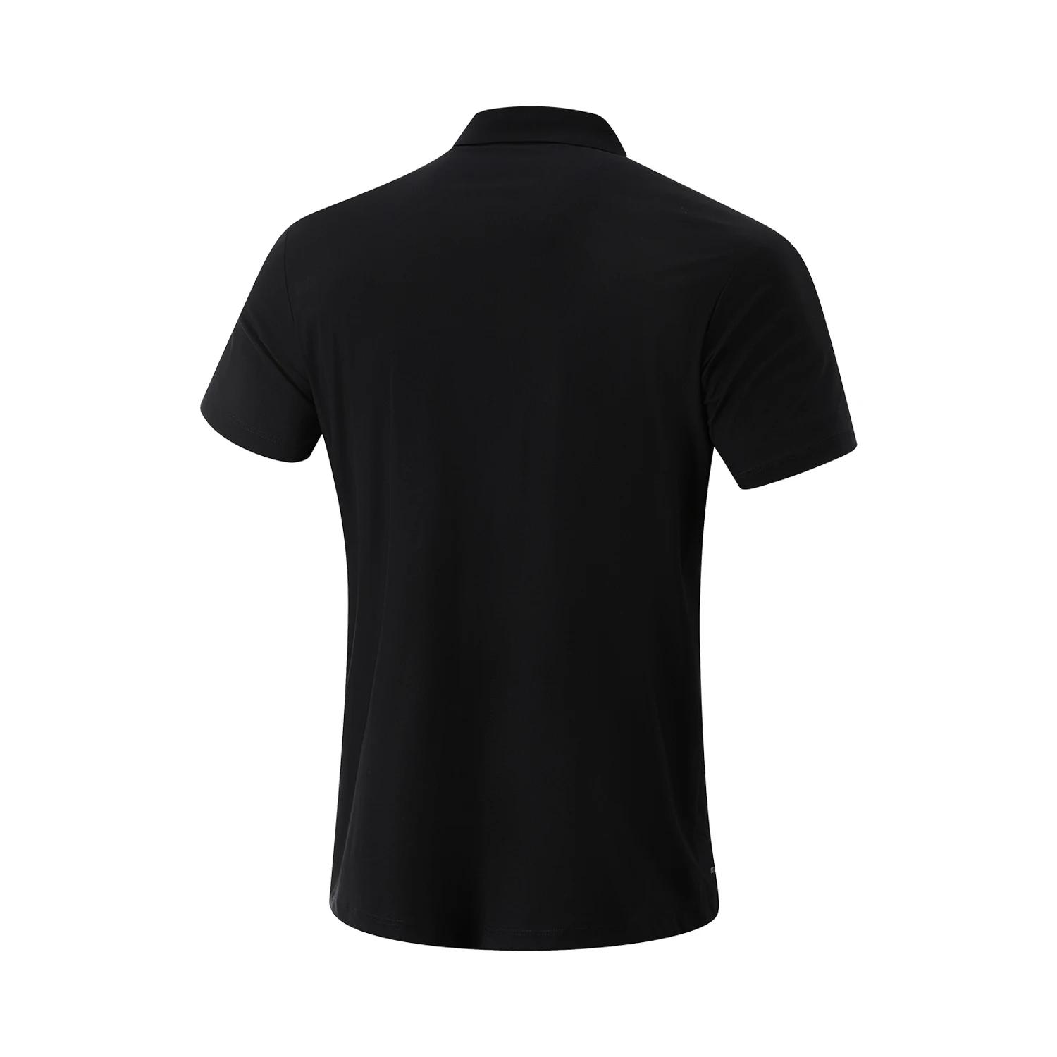 Li-Ning Polo d'entraînement pour hommes AT DRY FREEZE Coupe régulière 74% polyamide 26% élasthanne L