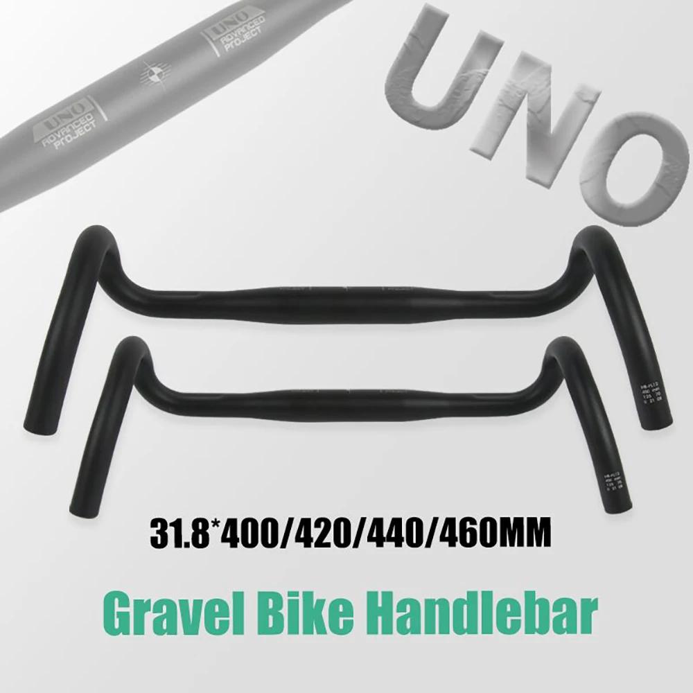 UNO FL12 guidon de vélo de gravier 31.8x4 0/420/440/460mm barre de chute extérieure poignée de vélo