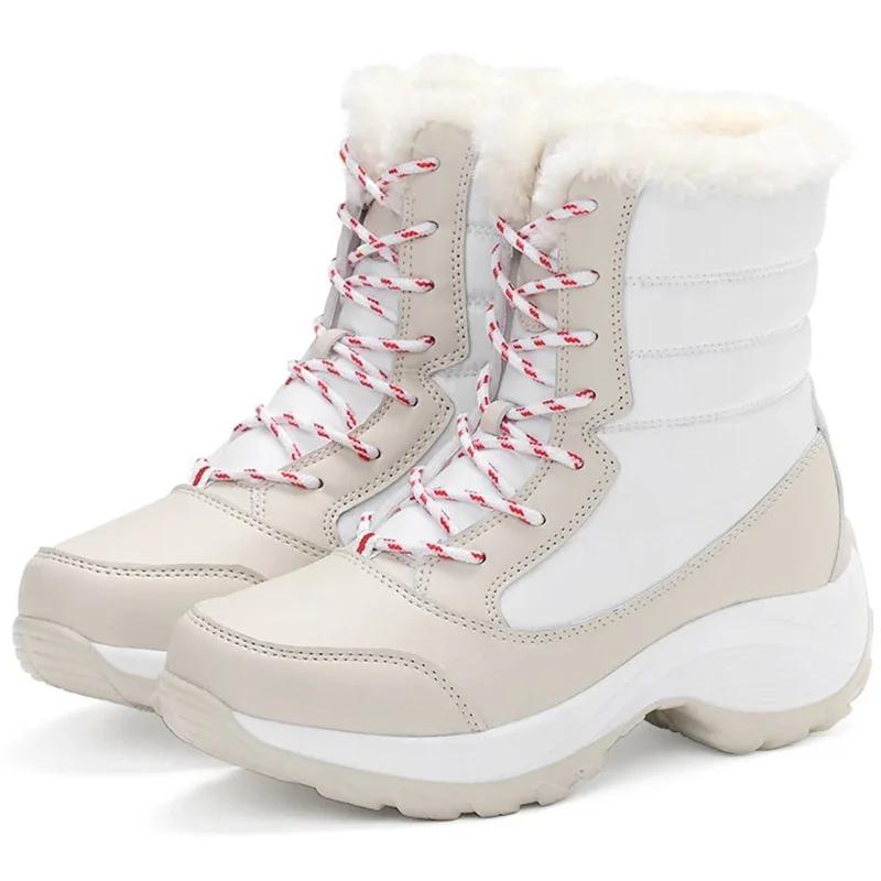 Femmes bottes bottines légères plate-forme chaussures pour femmes talons hiver Botas Mujer garder au