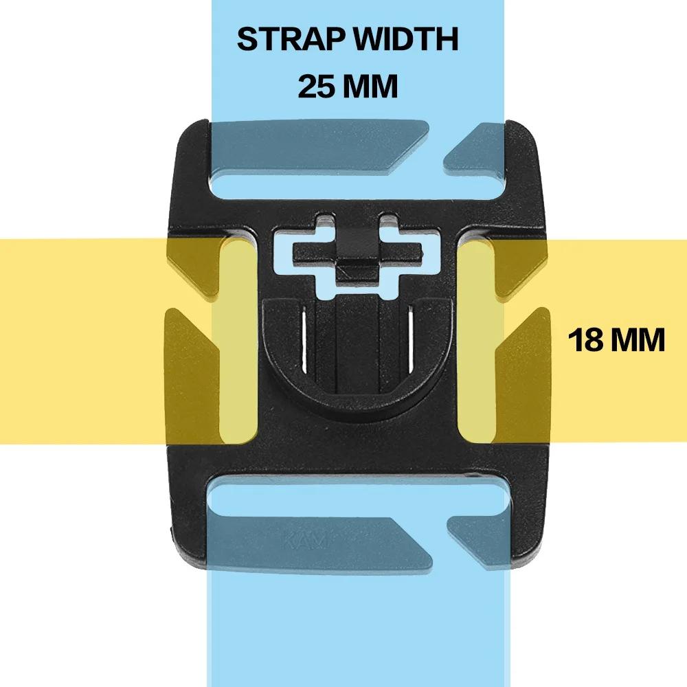 Clips d'anneau en D rotatif à 360 degrés, accessoires de sac tactique pour fixation de sangle MOLLE,