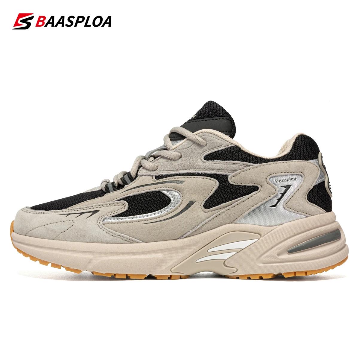 Chaussures de course légères Baasploa pour hommes - Maille respirante pour sport et marche décontractée