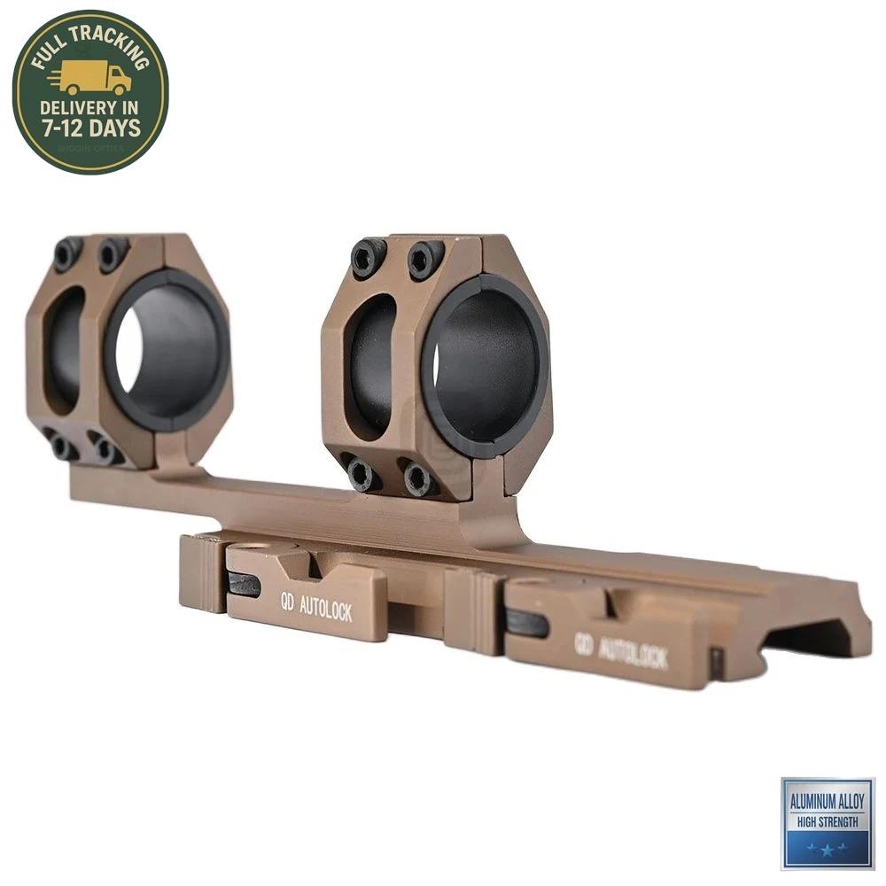 Shooin-Support d'anneau de lunette optique, tube de 30mm, base de rail de 21mm