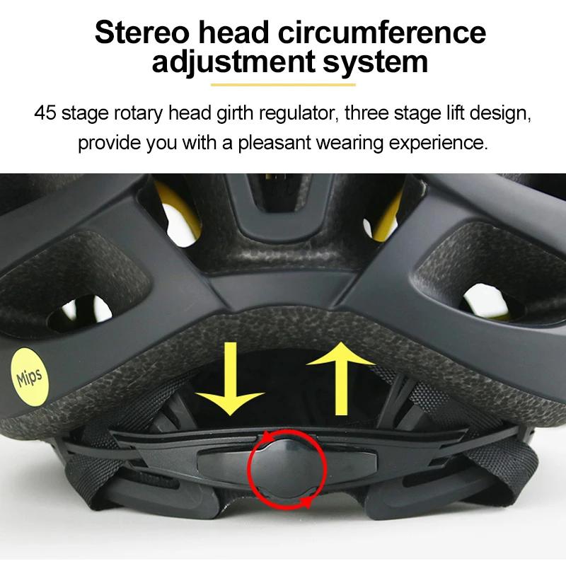 Mise à niveau du casque de vélo MIPS, PC + EPS, sécurité, casques de course VTT, cyclisme sur route,