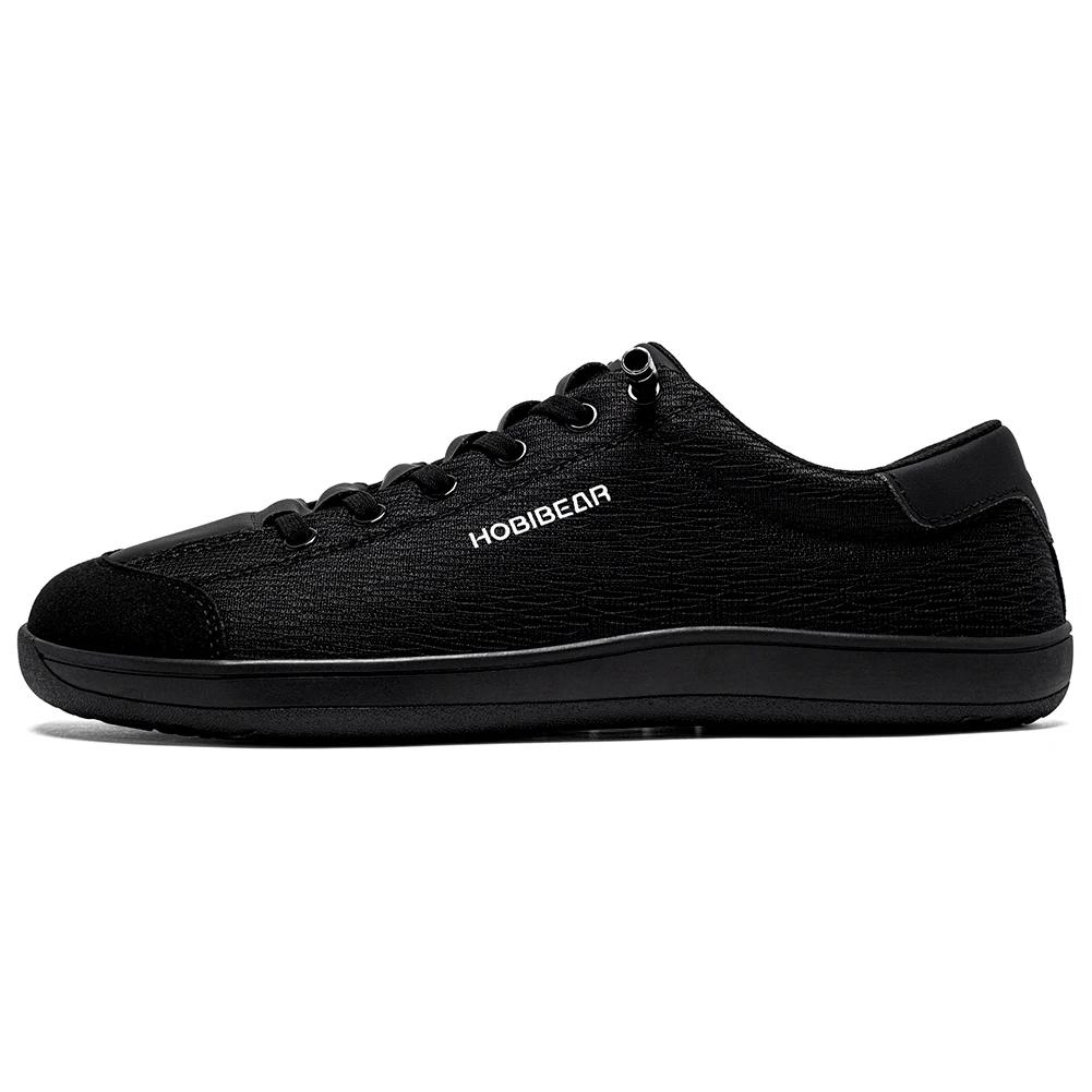 HOBIBEAR pieds nus chaussures à bout large unisexe zéro goutte minimaliste baskets respirant maille