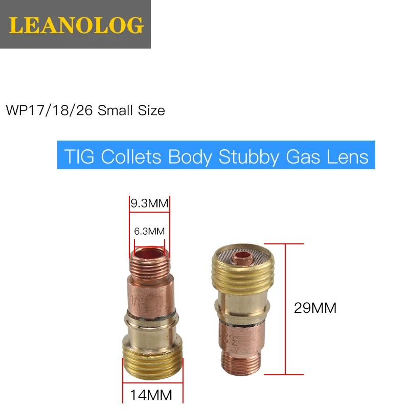 Lentille de collecte de gaz TIG, corps 1.0/1.6/2.4/3.2MM pour WP17 WP18 WP26 torche de soudage/pisto