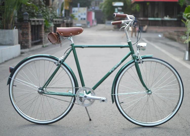 Jante de vélo de route en acier inoxydable 26 pouces, accessoires de roue de vélo Vintage 1-3/8 36 t